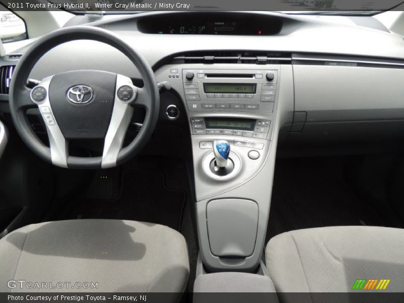 Winter Gray Metallic / Misty Gray 2011 Toyota Prius Hybrid II