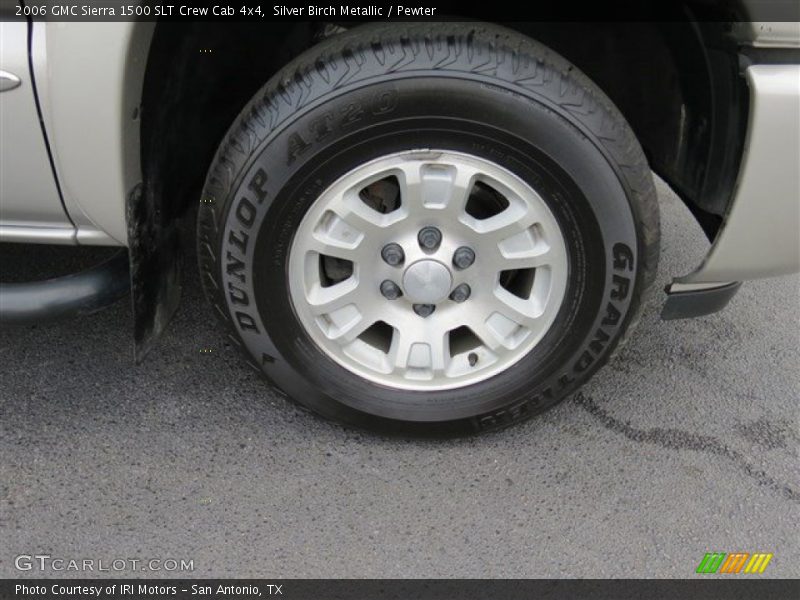 Silver Birch Metallic / Pewter 2006 GMC Sierra 1500 SLT Crew Cab 4x4