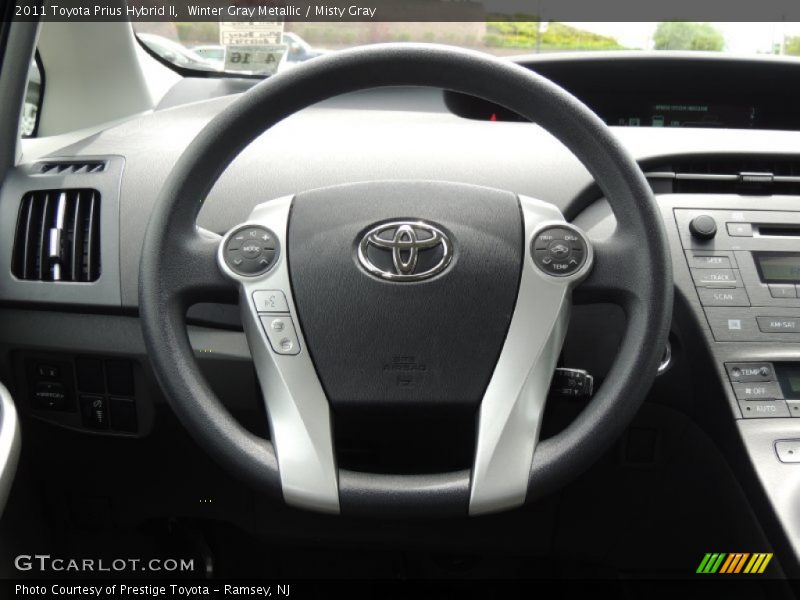 Winter Gray Metallic / Misty Gray 2011 Toyota Prius Hybrid II