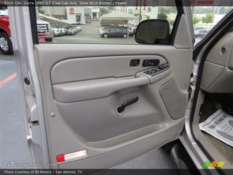 Silver Birch Metallic / Pewter 2006 GMC Sierra 1500 SLT Crew Cab 4x4