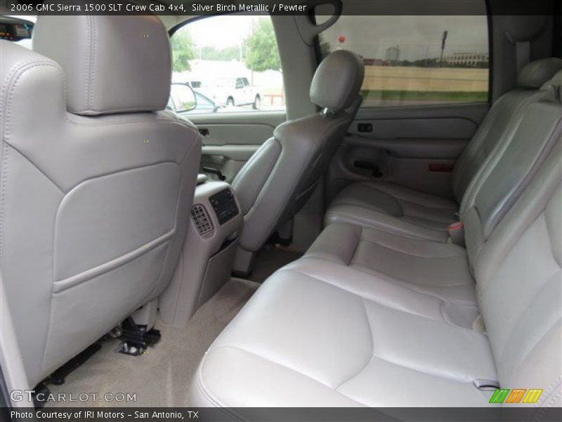 Silver Birch Metallic / Pewter 2006 GMC Sierra 1500 SLT Crew Cab 4x4