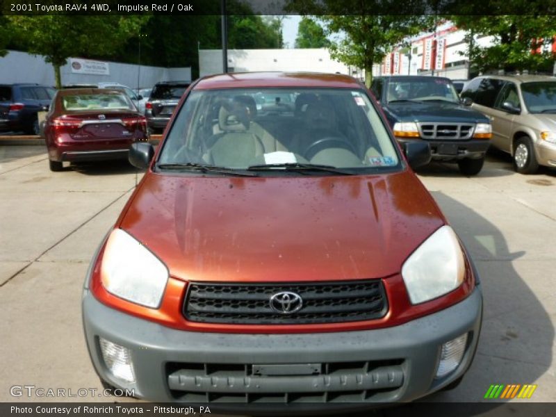 Impulse Red / Oak 2001 Toyota RAV4 4WD