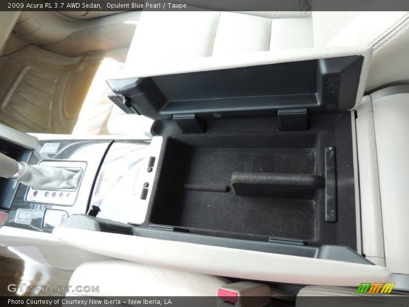 Opulent Blue Pearl / Taupe 2009 Acura RL 3.7 AWD Sedan