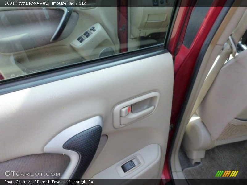Impulse Red / Oak 2001 Toyota RAV4 4WD