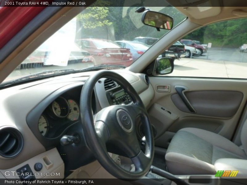Impulse Red / Oak 2001 Toyota RAV4 4WD