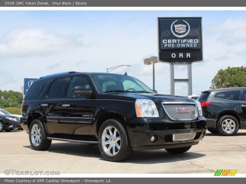 Onyx Black / Ebony 2008 GMC Yukon Denali