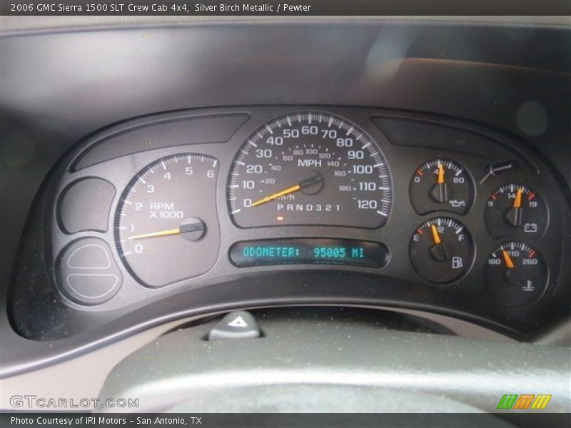 Silver Birch Metallic / Pewter 2006 GMC Sierra 1500 SLT Crew Cab 4x4
