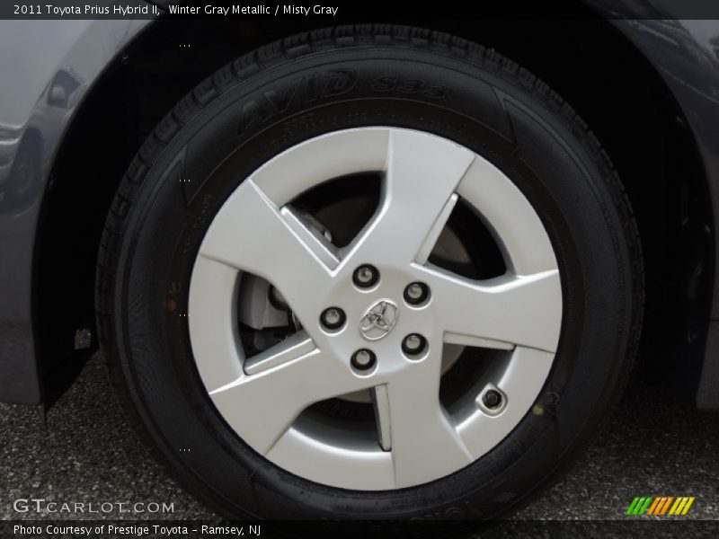 Winter Gray Metallic / Misty Gray 2011 Toyota Prius Hybrid II