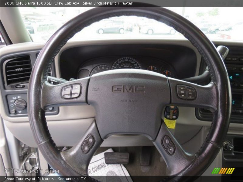 Silver Birch Metallic / Pewter 2006 GMC Sierra 1500 SLT Crew Cab 4x4
