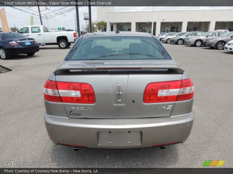 Vapor Silver Metallic / Dark Charcoal 2008 Lincoln MKZ Sedan