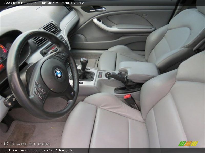  2003 M3 Coupe Grey Interior