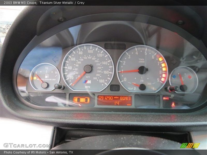  2003 M3 Coupe Coupe Gauges