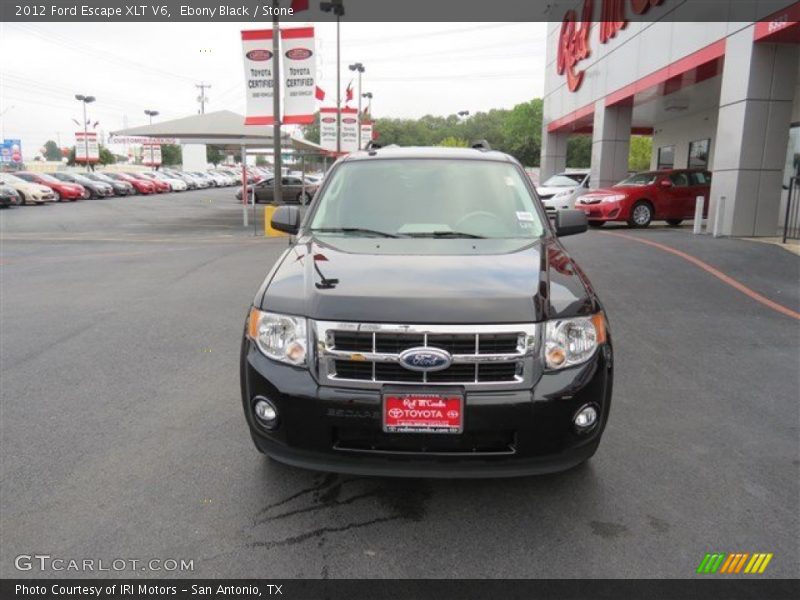 Ebony Black / Stone 2012 Ford Escape XLT V6