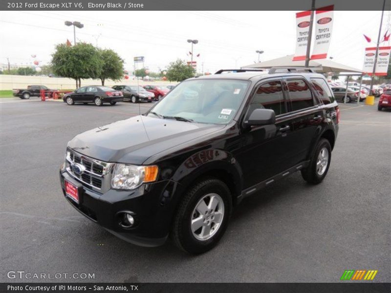 Ebony Black / Stone 2012 Ford Escape XLT V6
