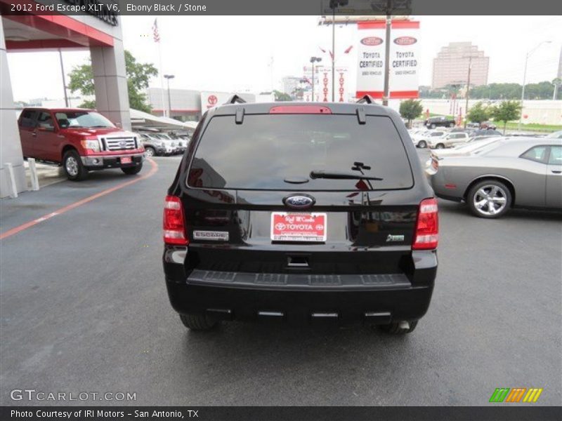 Ebony Black / Stone 2012 Ford Escape XLT V6