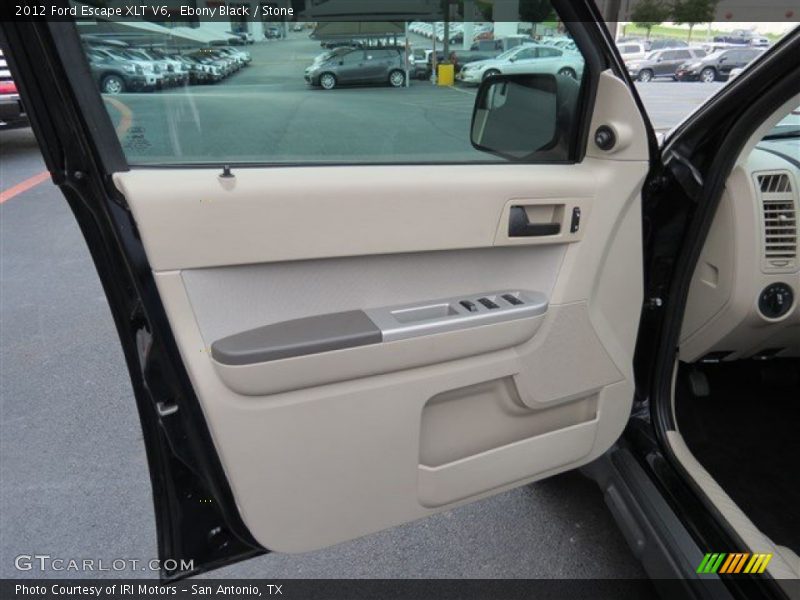Ebony Black / Stone 2012 Ford Escape XLT V6