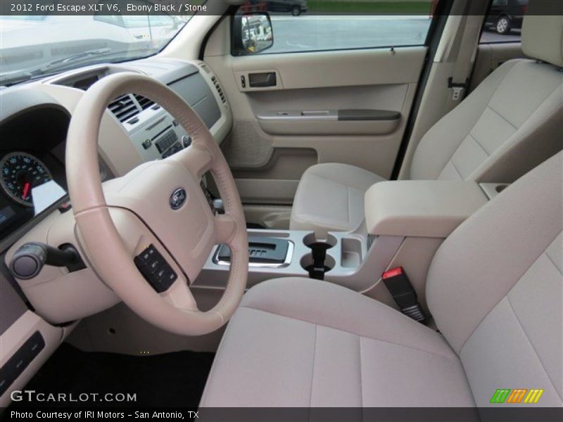 Ebony Black / Stone 2012 Ford Escape XLT V6