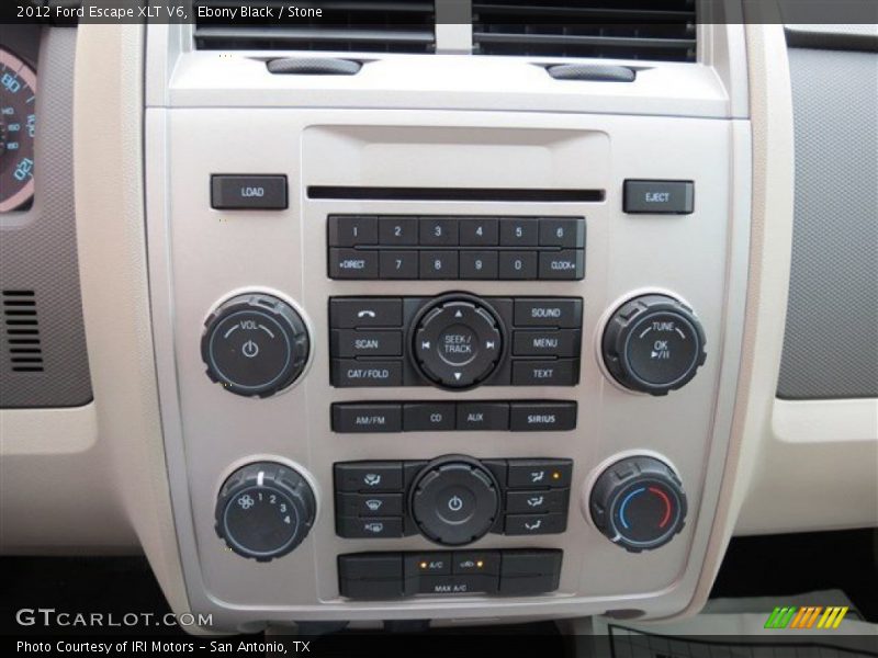 Ebony Black / Stone 2012 Ford Escape XLT V6