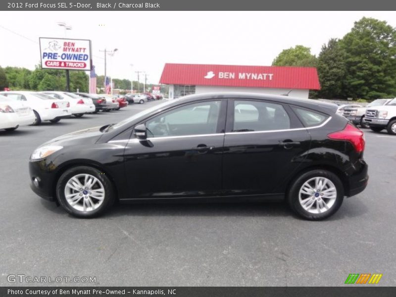 Black / Charcoal Black 2012 Ford Focus SEL 5-Door
