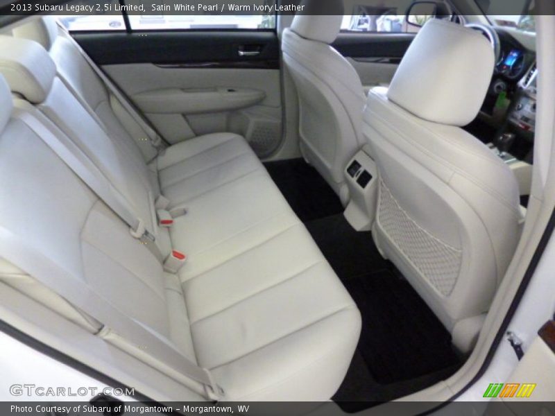 Satin White Pearl / Warm Ivory Leather 2013 Subaru Legacy 2.5i Limited