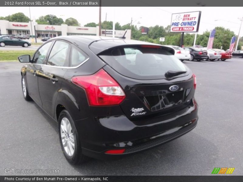 Black / Charcoal Black 2012 Ford Focus SEL 5-Door