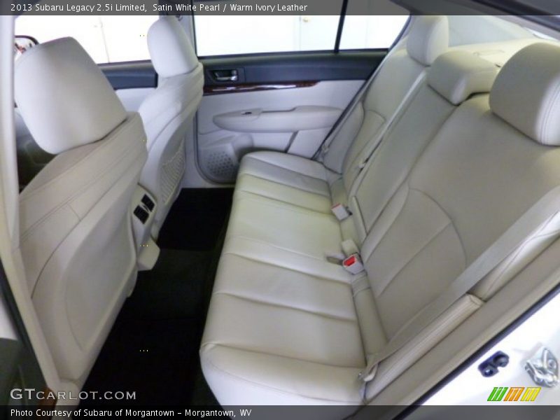 Satin White Pearl / Warm Ivory Leather 2013 Subaru Legacy 2.5i Limited