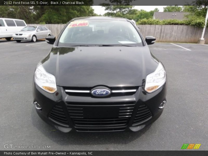 Black / Charcoal Black 2012 Ford Focus SEL 5-Door