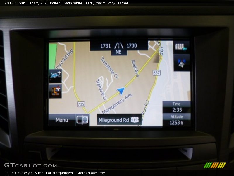 Satin White Pearl / Warm Ivory Leather 2013 Subaru Legacy 2.5i Limited