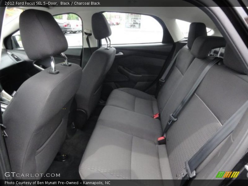 Rear Seat of 2012 Focus SEL 5-Door