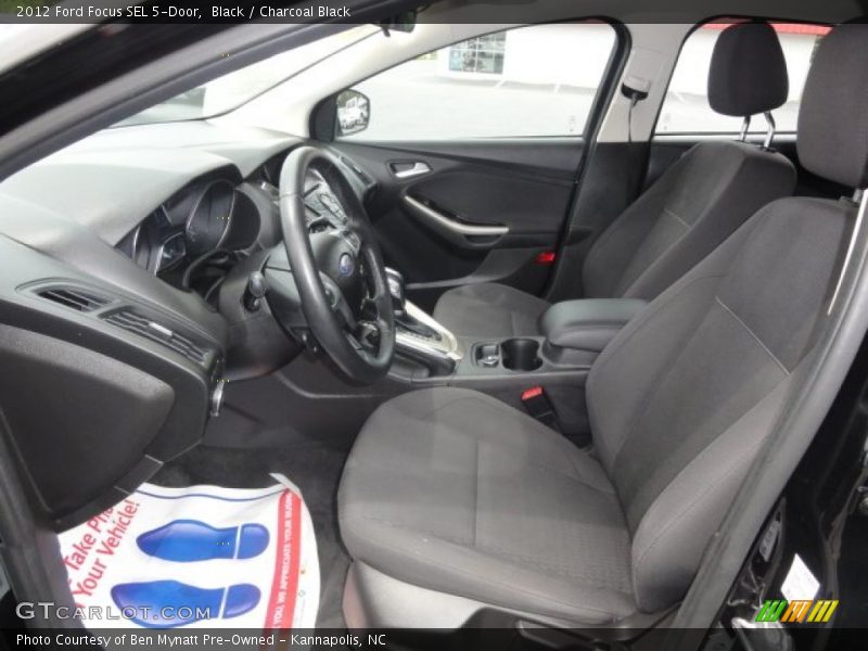 Black / Charcoal Black 2012 Ford Focus SEL 5-Door