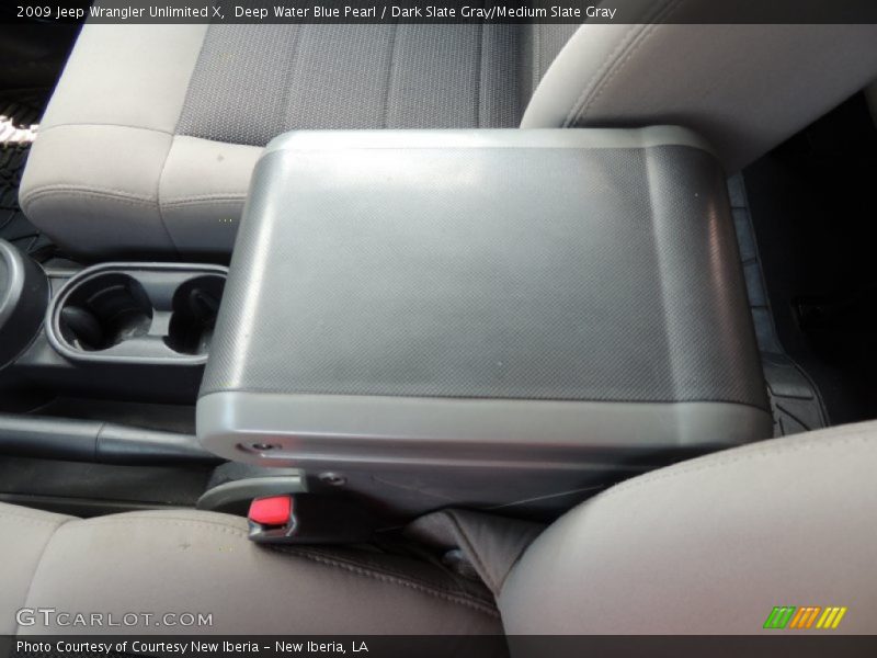 Deep Water Blue Pearl / Dark Slate Gray/Medium Slate Gray 2009 Jeep Wrangler Unlimited X