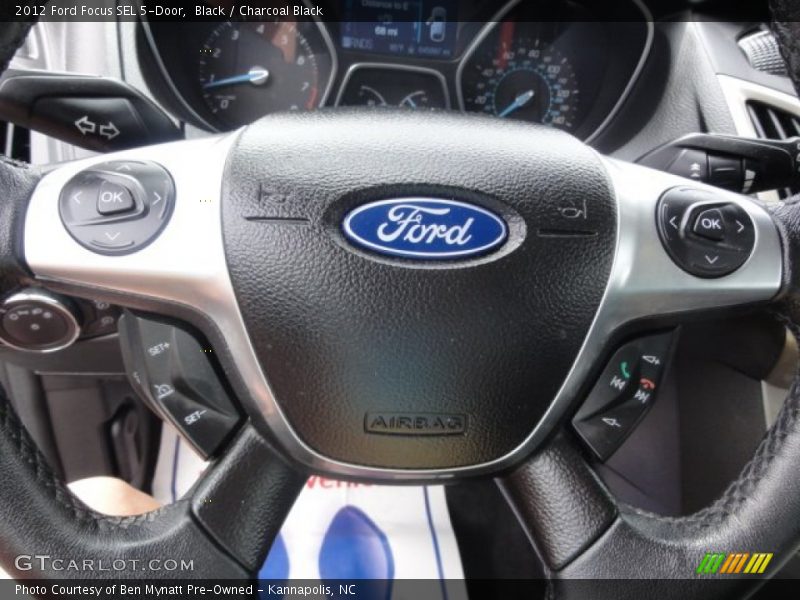 Black / Charcoal Black 2012 Ford Focus SEL 5-Door
