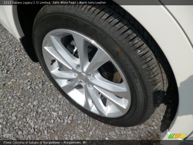 Satin White Pearl / Warm Ivory Leather 2013 Subaru Legacy 2.5i Limited