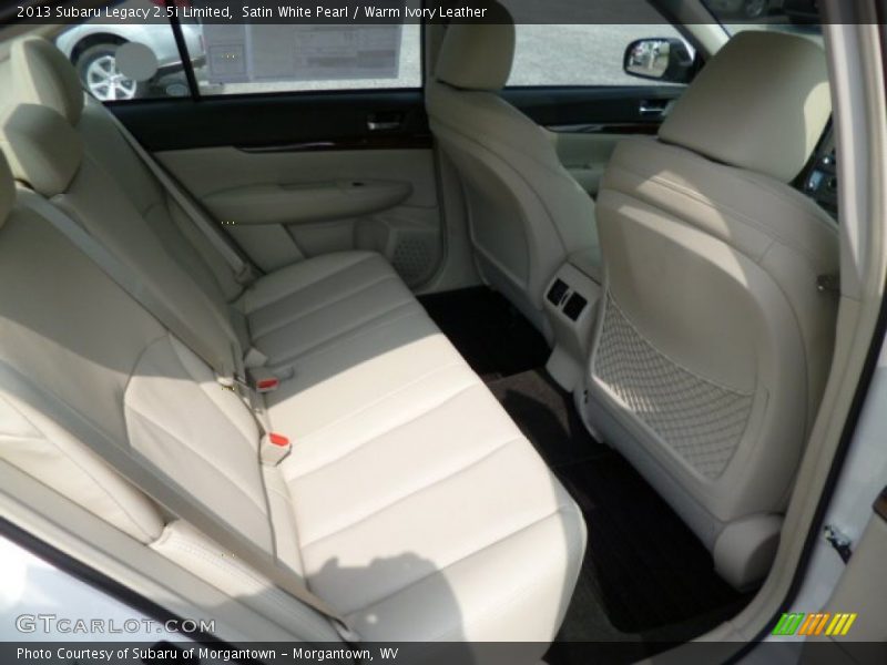 Satin White Pearl / Warm Ivory Leather 2013 Subaru Legacy 2.5i Limited