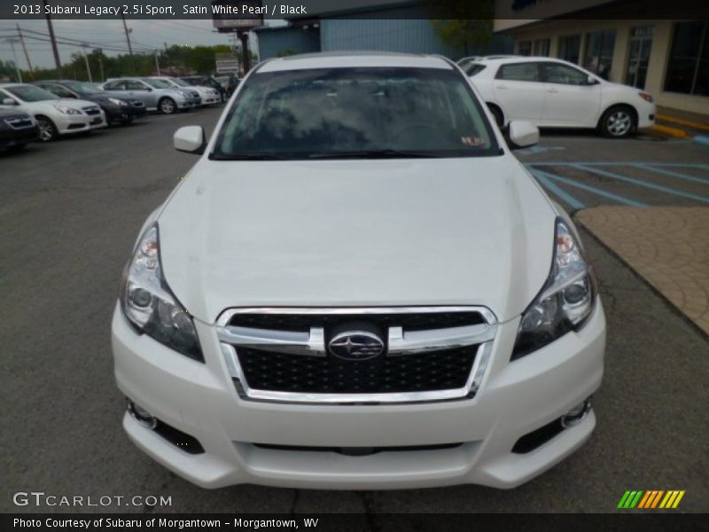 Satin White Pearl / Black 2013 Subaru Legacy 2.5i Sport