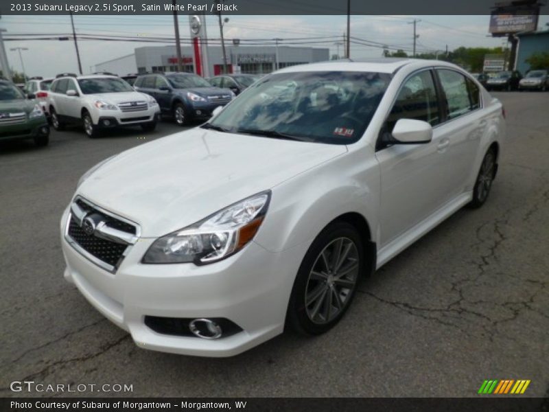 Satin White Pearl / Black 2013 Subaru Legacy 2.5i Sport