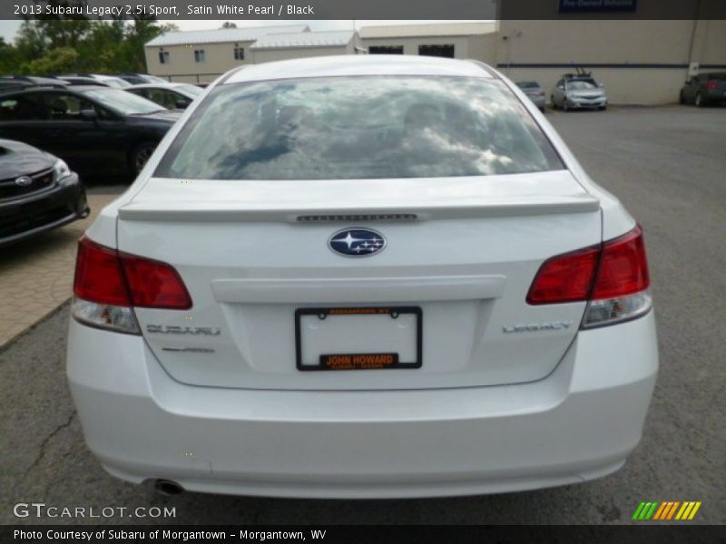 Satin White Pearl / Black 2013 Subaru Legacy 2.5i Sport