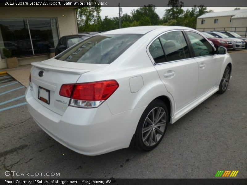 Satin White Pearl / Black 2013 Subaru Legacy 2.5i Sport