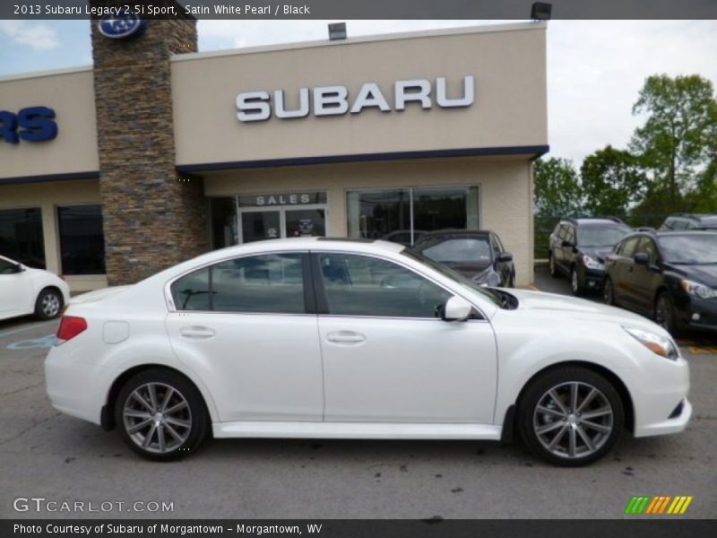 Satin White Pearl / Black 2013 Subaru Legacy 2.5i Sport