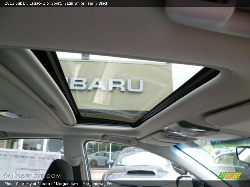 Satin White Pearl / Black 2013 Subaru Legacy 2.5i Sport