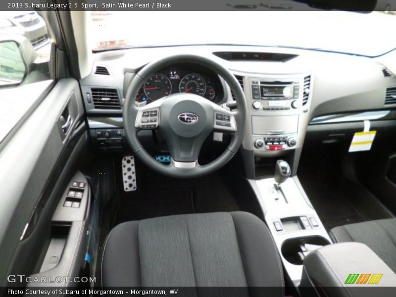 Satin White Pearl / Black 2013 Subaru Legacy 2.5i Sport