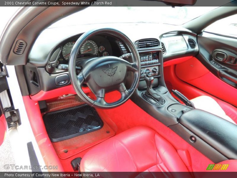 Torch Red Interior - 2001 Corvette Coupe 