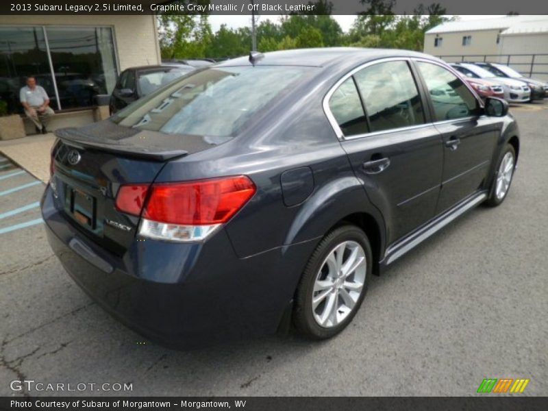 Graphite Gray Metallic / Off Black Leather 2013 Subaru Legacy 2.5i Limited