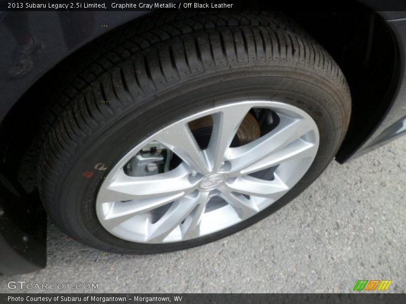 Graphite Gray Metallic / Off Black Leather 2013 Subaru Legacy 2.5i Limited