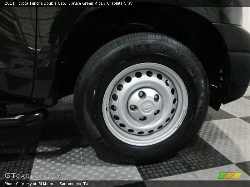 Spruce Green Mica / Graphite Gray 2011 Toyota Tundra Double Cab