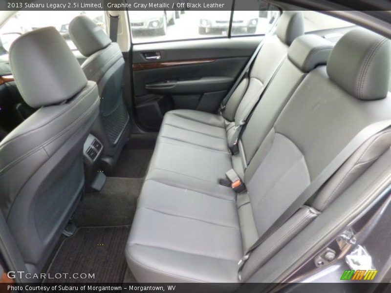 Graphite Gray Metallic / Off Black Leather 2013 Subaru Legacy 2.5i Limited