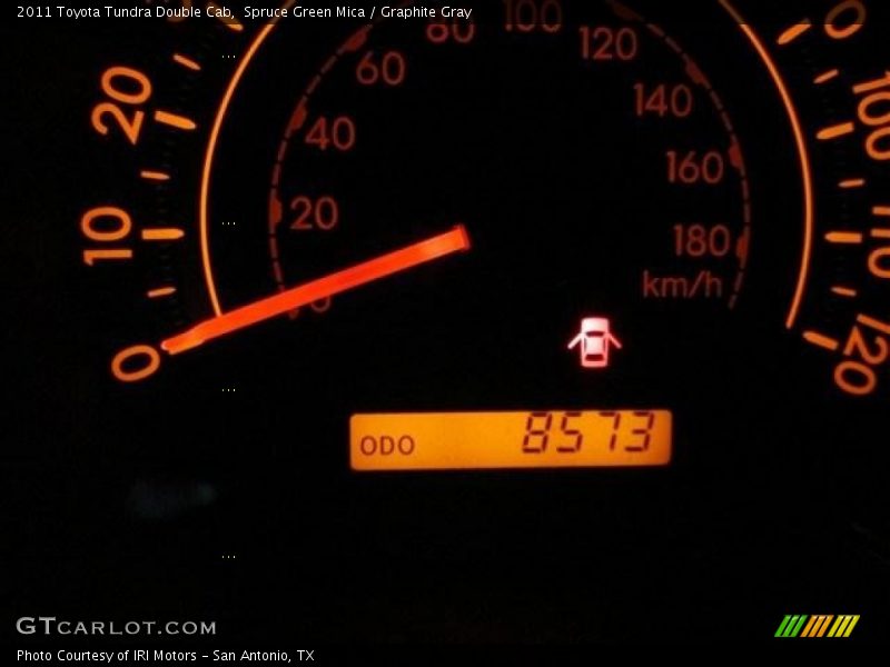 Spruce Green Mica / Graphite Gray 2011 Toyota Tundra Double Cab