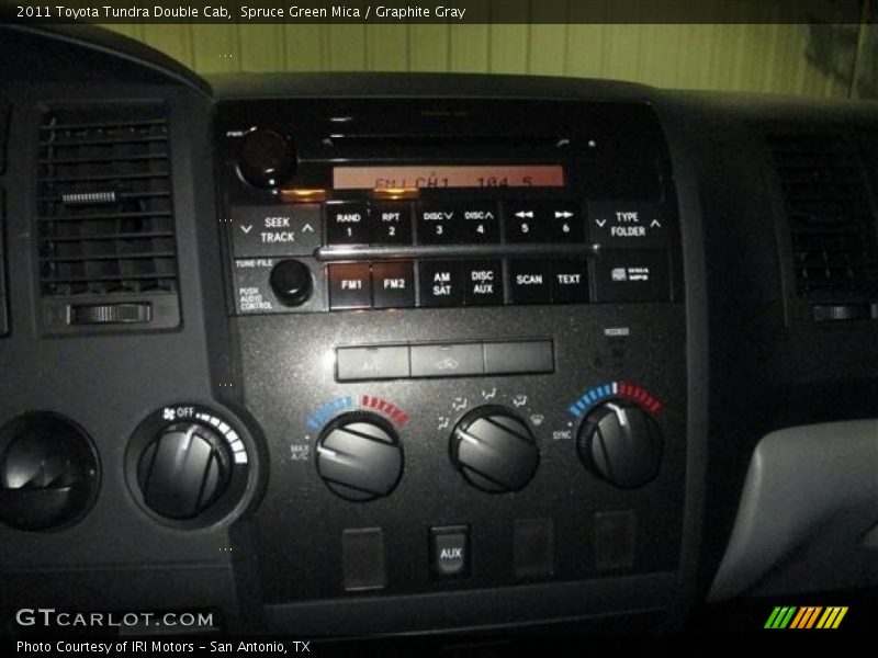 Spruce Green Mica / Graphite Gray 2011 Toyota Tundra Double Cab