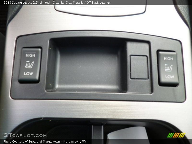 Graphite Gray Metallic / Off Black Leather 2013 Subaru Legacy 2.5i Limited
