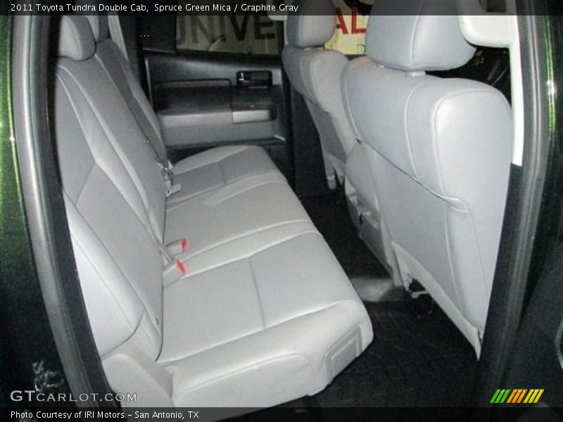 Spruce Green Mica / Graphite Gray 2011 Toyota Tundra Double Cab